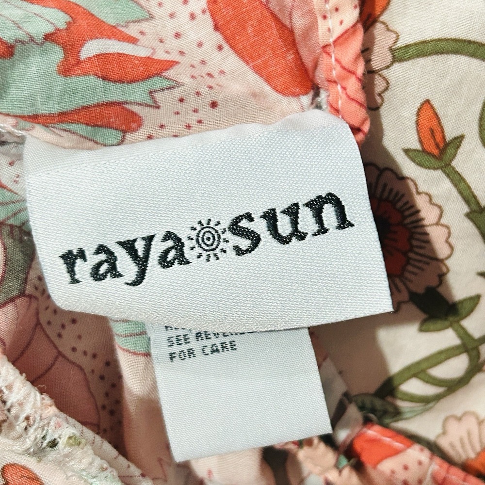 Raya Sun Floral‎ Sun Dress Women Medium Floral Boho Fairy Festival Beach Cottage - Picture 8 of 15